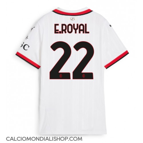 Maglie da calcio AC Milan Emerson Royal #22 Seconda Maglia Femminile 2024-25 Manica Corta